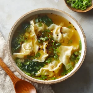 Egg Drop Wonton Soup