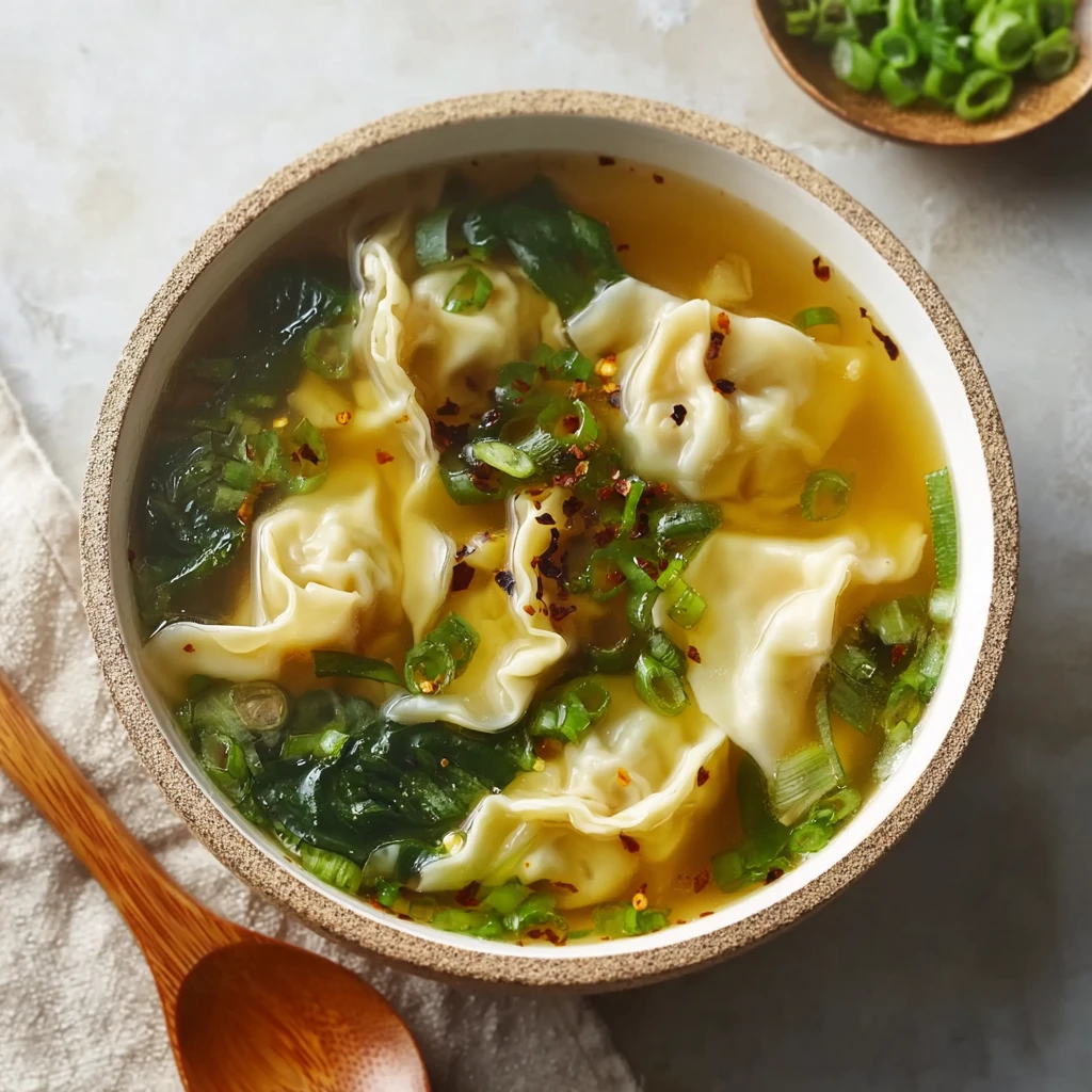 Egg Drop Wonton Soup