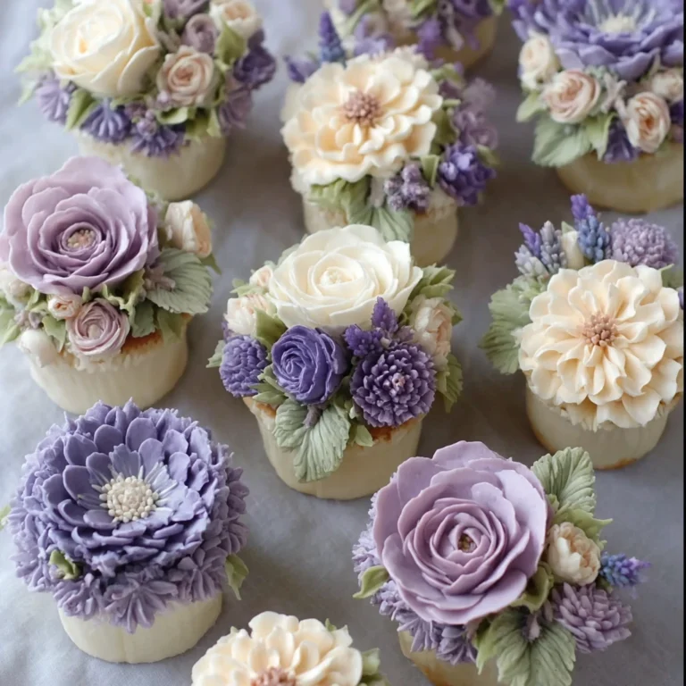 Floral Buttercream Cupcakes