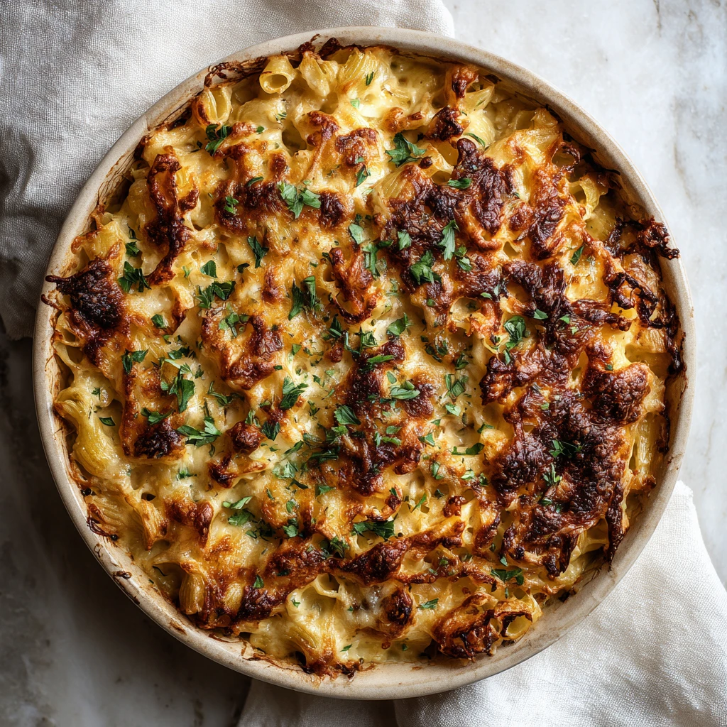 French Onion Mac Cheese