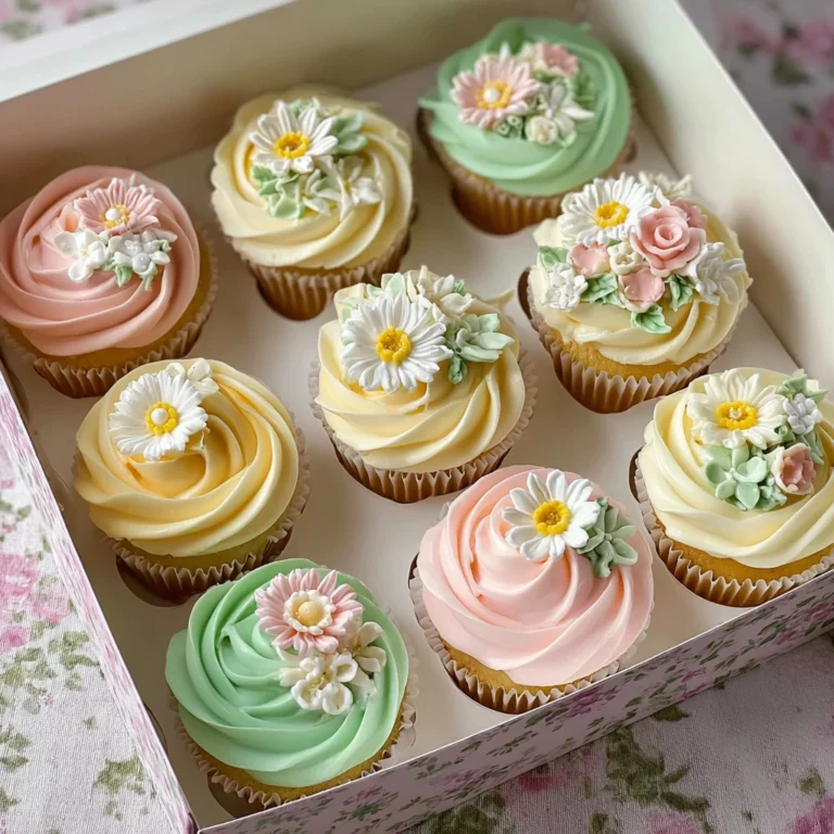 Garden Party Cupcakes Delightfully Sweet Treats Impress