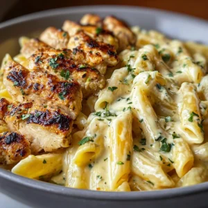 Garlic Butter Chicken Penne