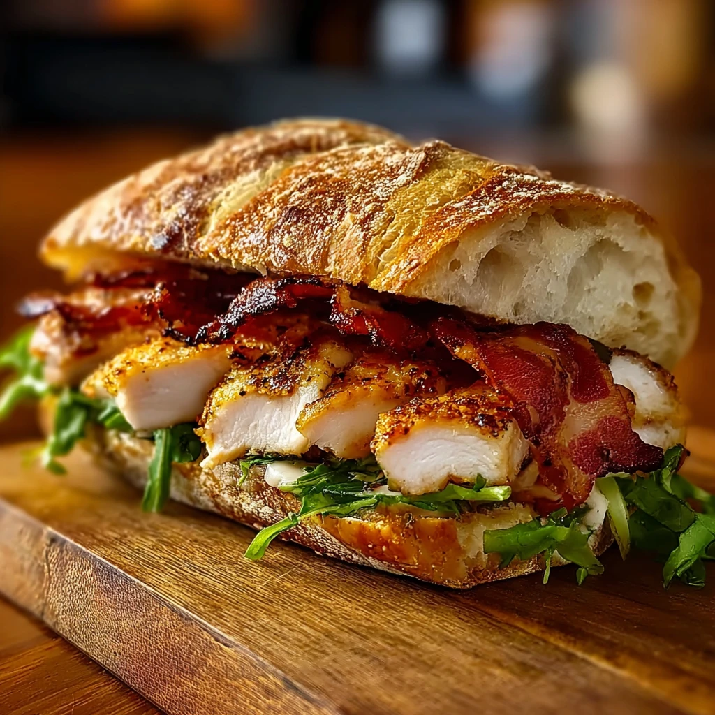 Grilled Chicken Cordon Bleu Sandwich