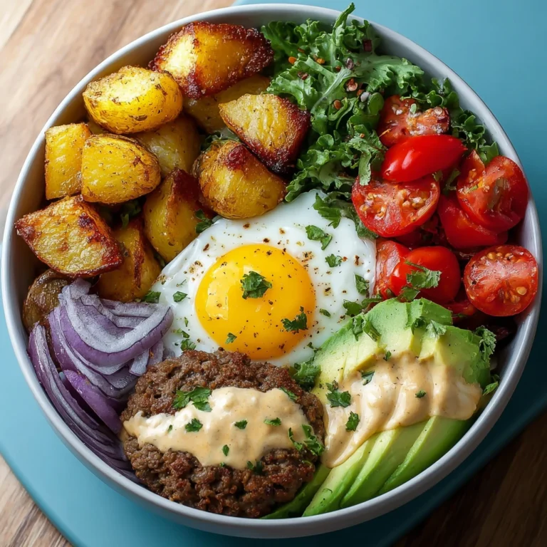 Highprotein Burger Bowl Recipe