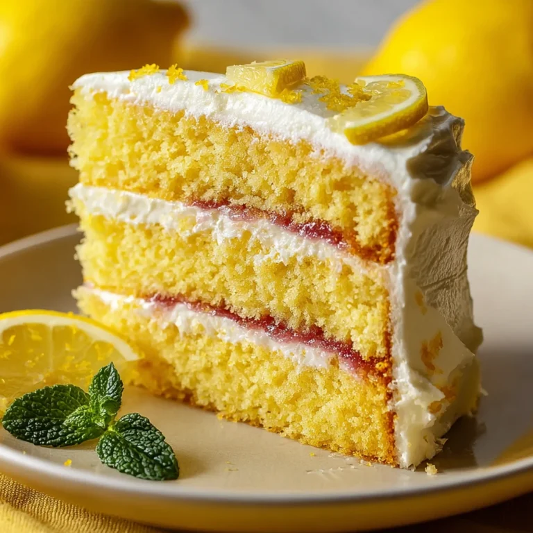 Honey Lemon Cake Sweet Citrus Delight Savor