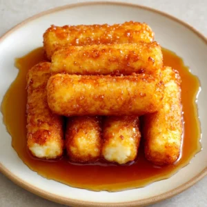 Hot Honey Mozzarella Sticks