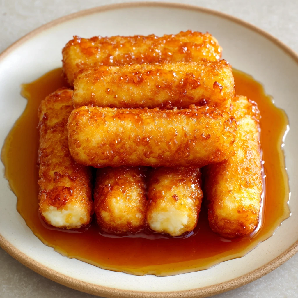 Hot Honey Mozzarella Sticks