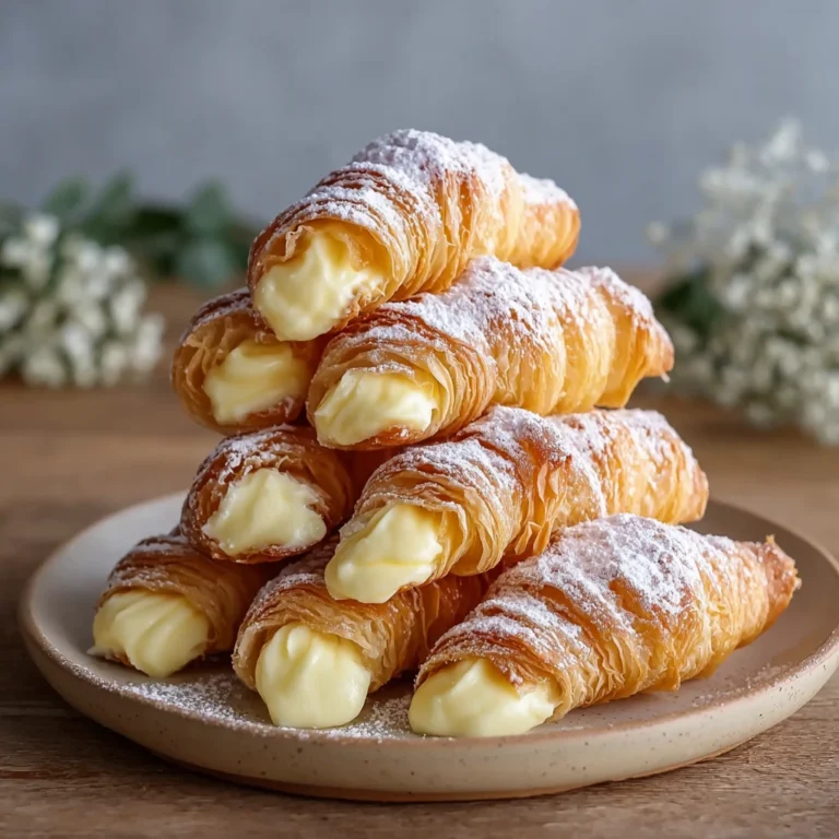 Italian Custard Horns