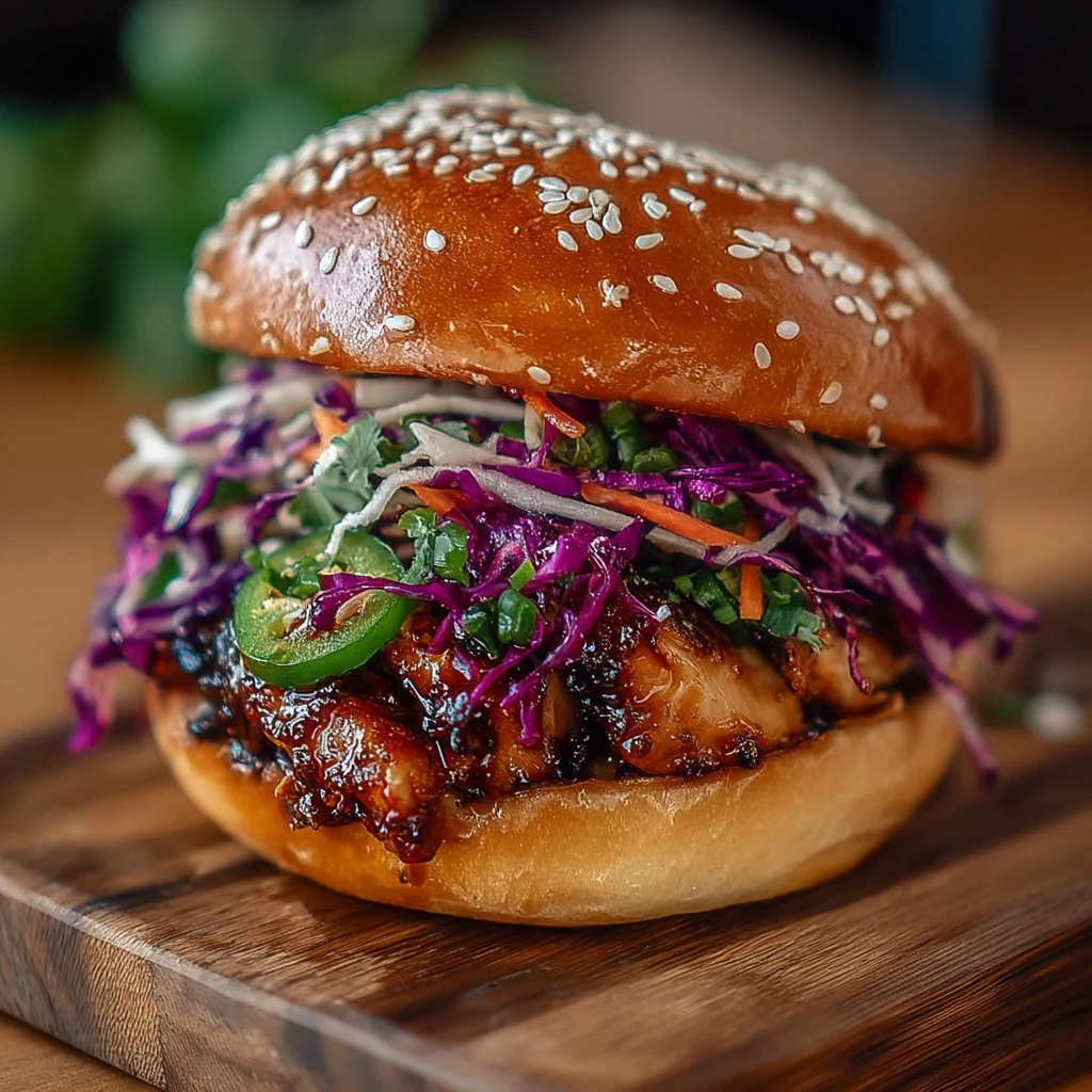 Korean Bbq Chicken Sandwich