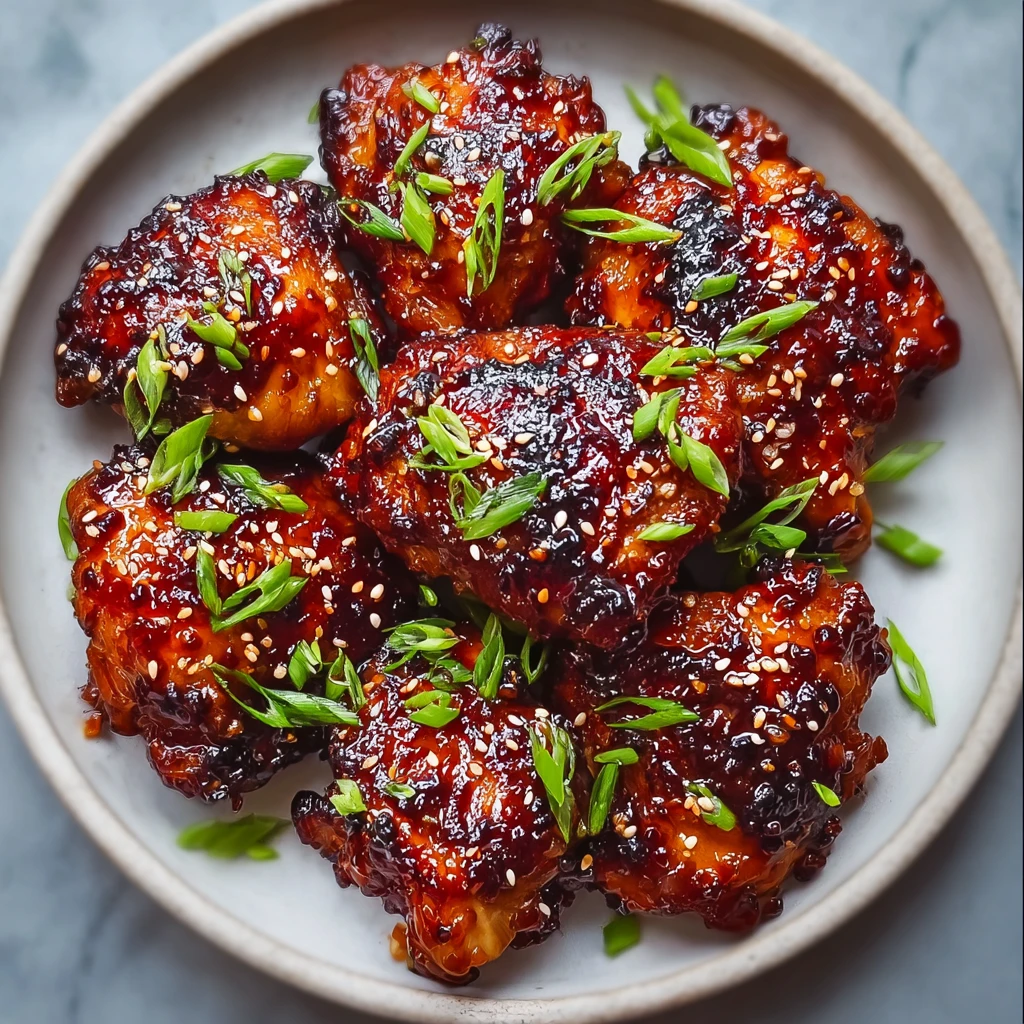 Korean Sticky Chicken Thighs