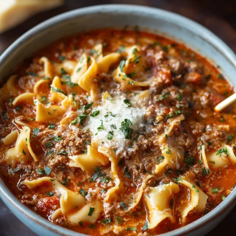 Lasagna Soup Recipe