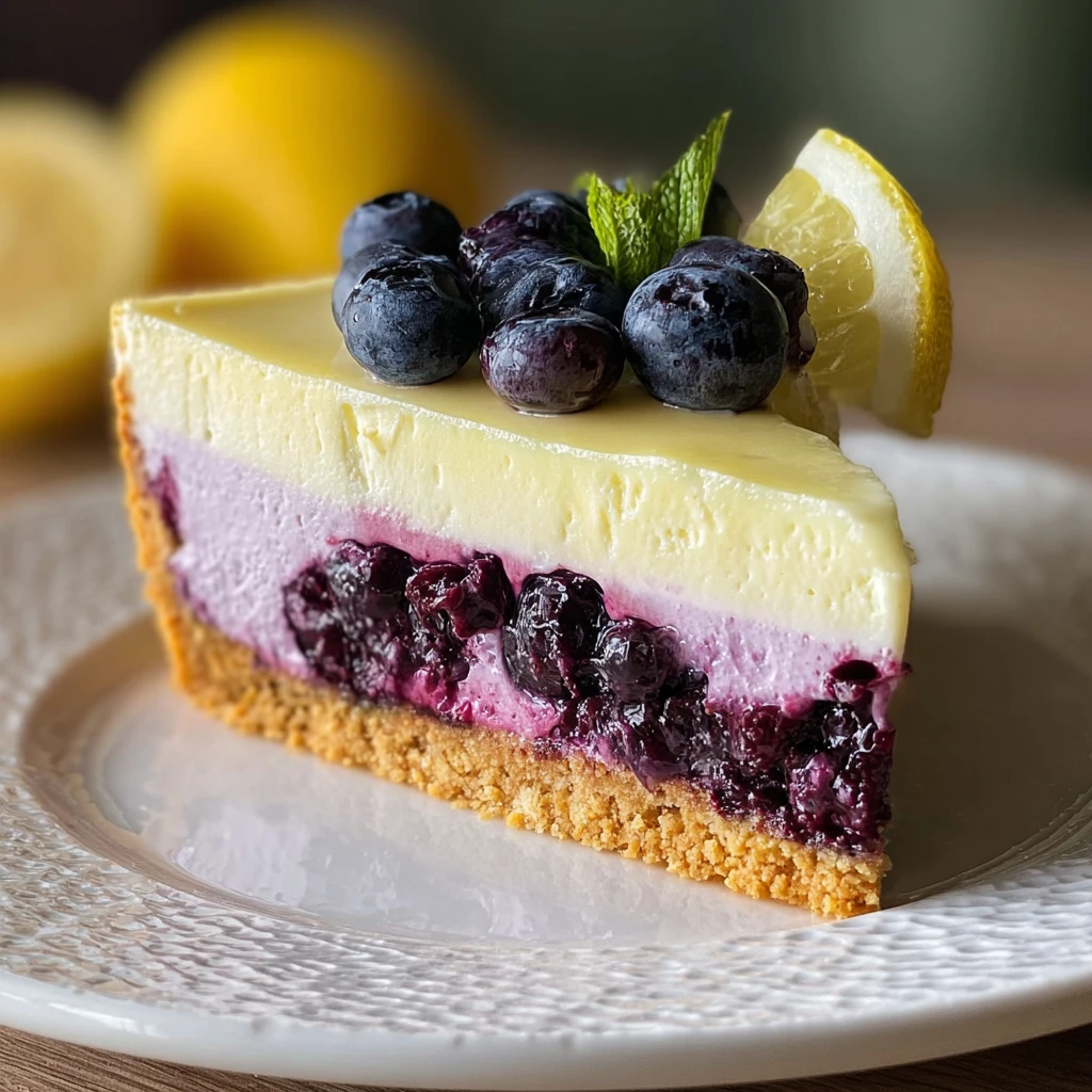 Lemon Blueberry Mousse