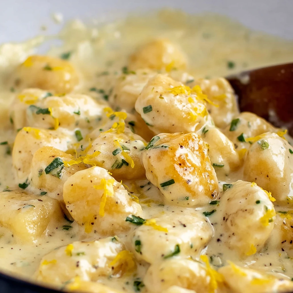 Lemon Cream Gnocchi