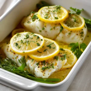 Lemon Garlic Cod
