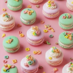 Lucky Charms Macarons