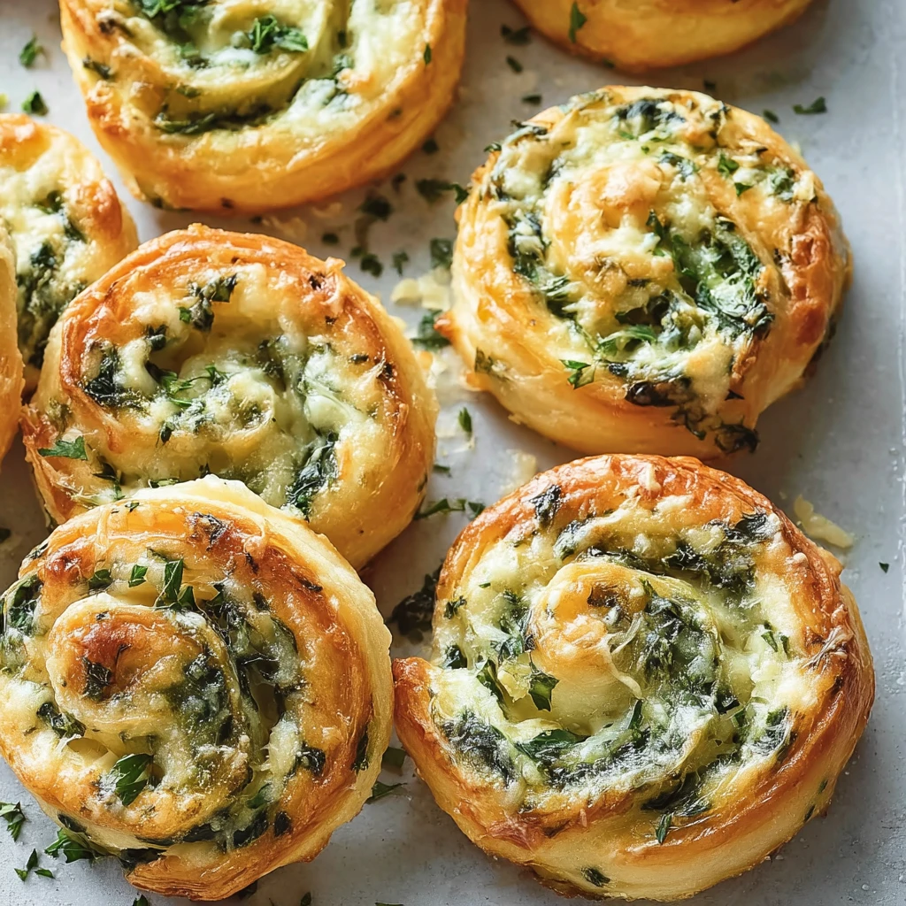 Make Pull-Apart Cheesy Spinach and Artichoke Pinwheels Today