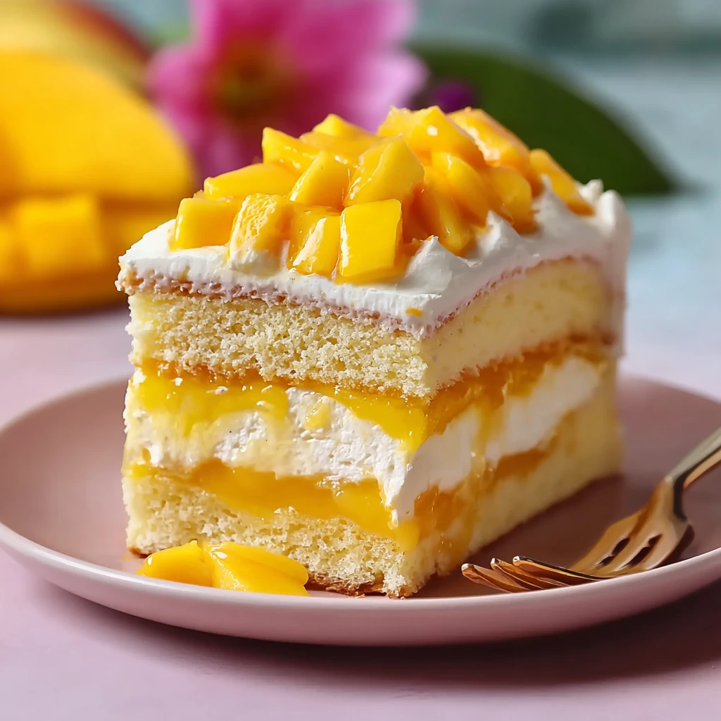 Mango Milk Cake