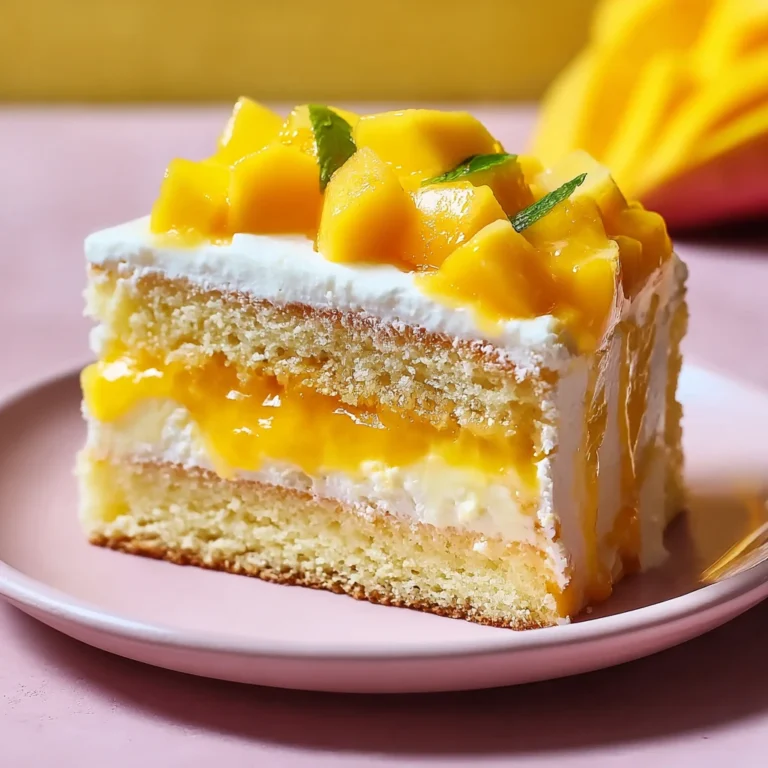 Mango Milk Cake