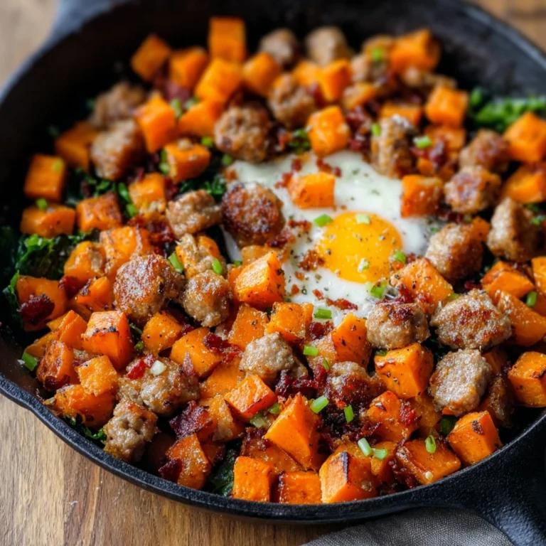 Maple Sausage Sweet Potato Hash Cozy Breakfast Bliss