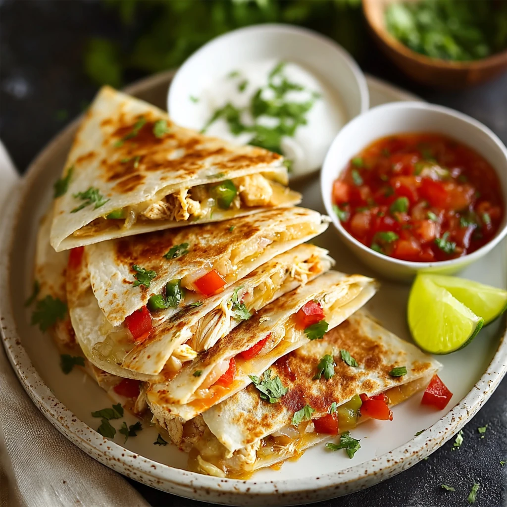 Mini Chicken Quesadillas