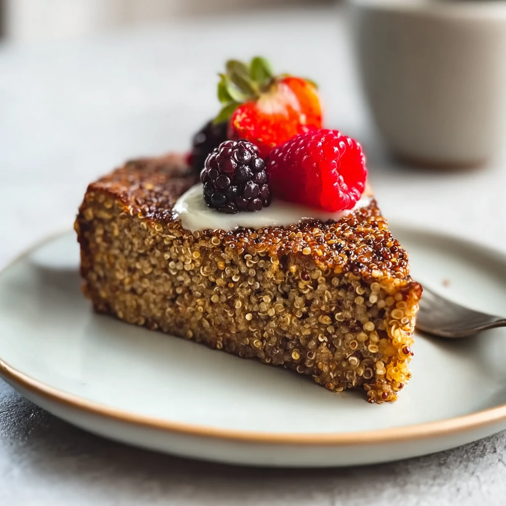 Nutritious Quinoa Breakfast Cake