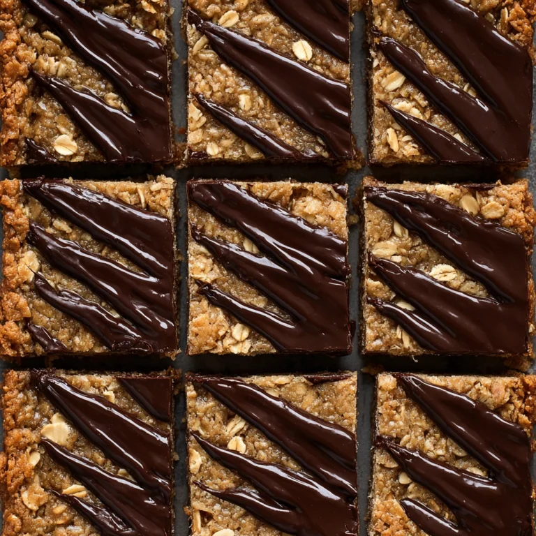 Oatmeal Fudge Cookie Bars