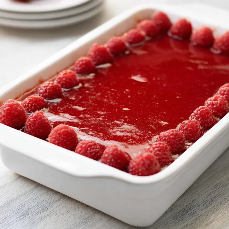 Raspberry Sauce Cake