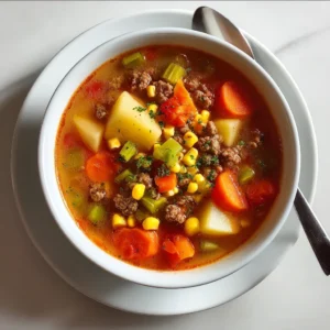 Sausage Vegetable Soup