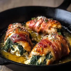 Savory Prosciutto Chicken Involtini with Spinach and Ricotta