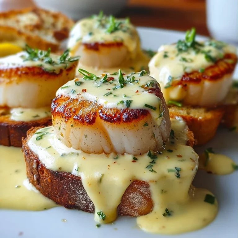 Scallops Benedict