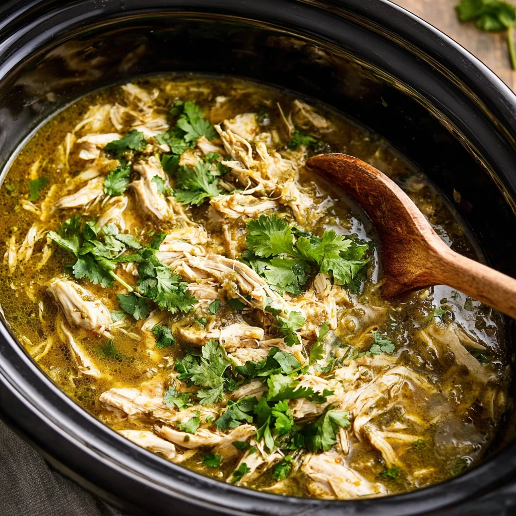 Slow Cooker Salsa Verde Chicken