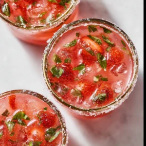 Strawberry Basil Margarita