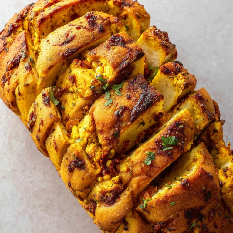 Tandoori Chicken Pull Apart Bread