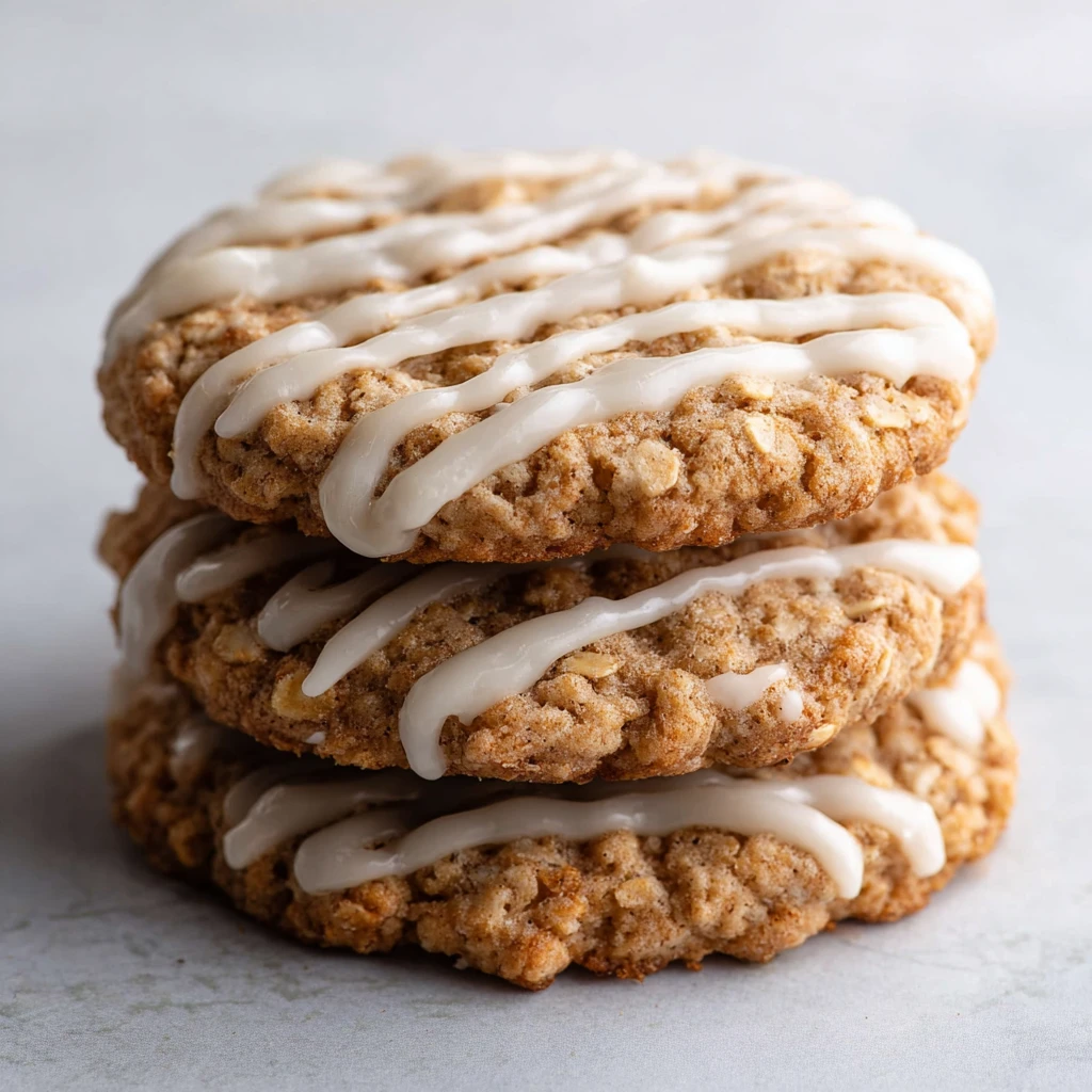 Crumbl Iced Oatmeal Cookies