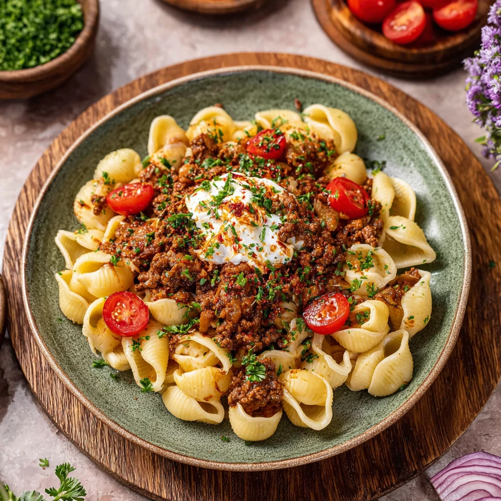 Turkish Pasta Viral Tiktok Recipe