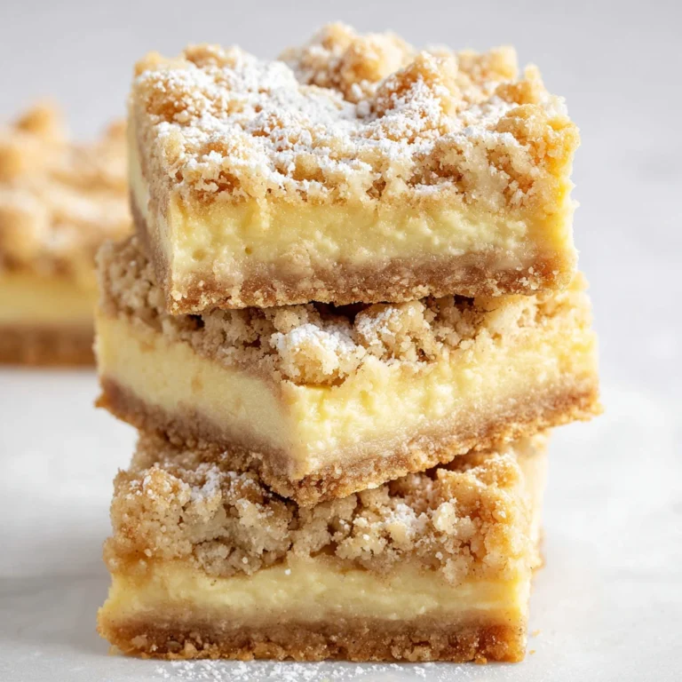 Vanilla Cream Crumb Bars