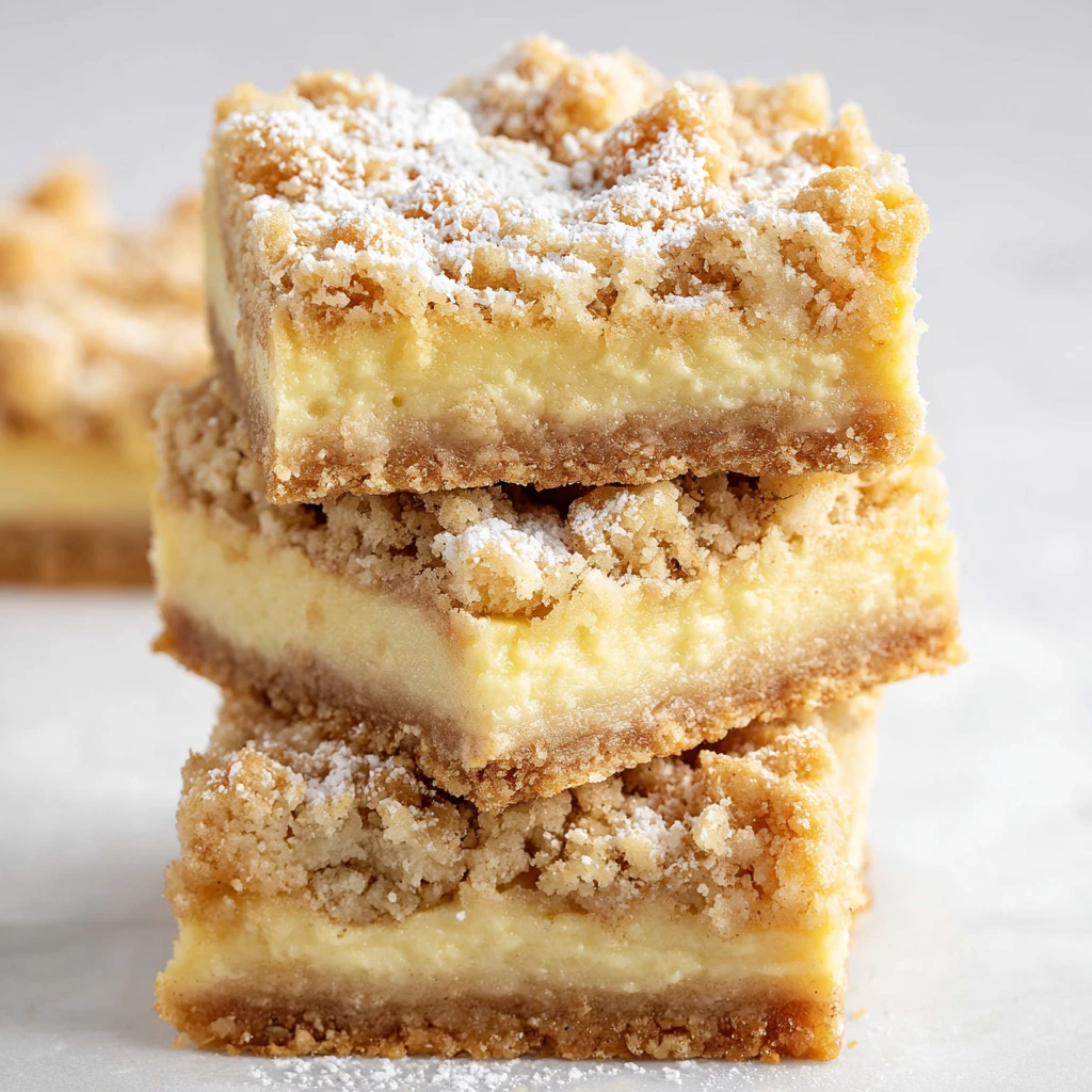 Vanilla Cream Crumb Bars