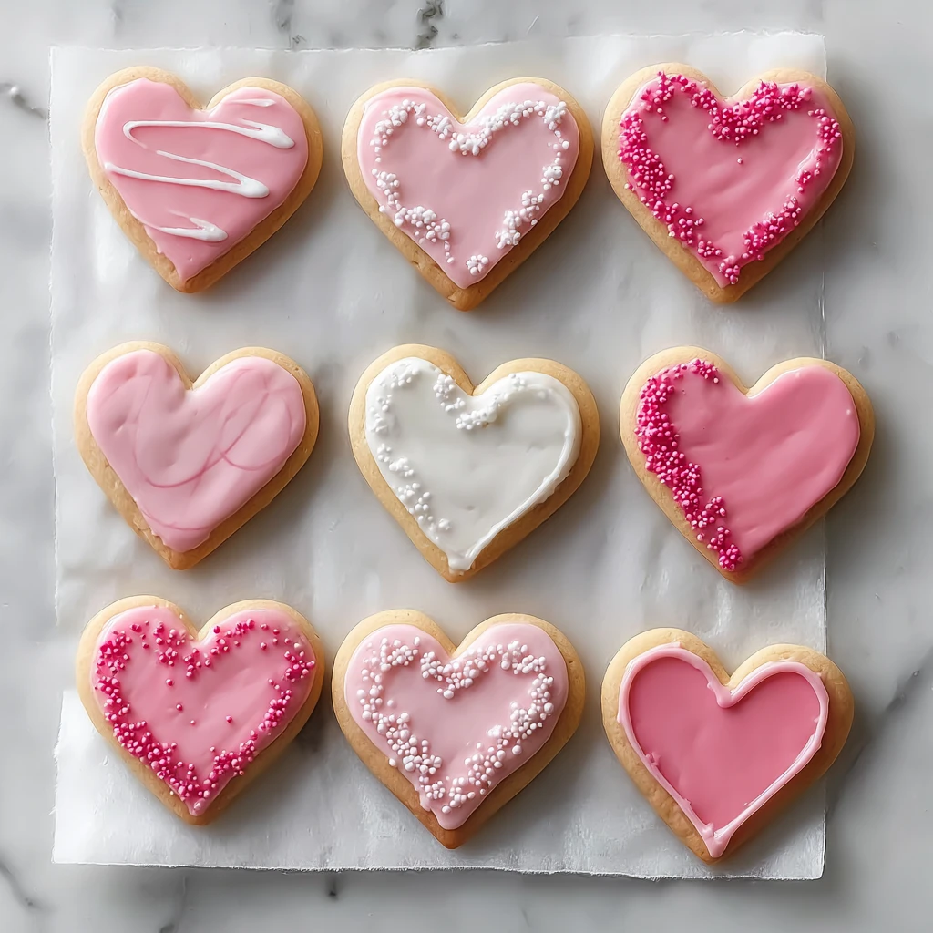Vegan Valentines Sugar Cookies