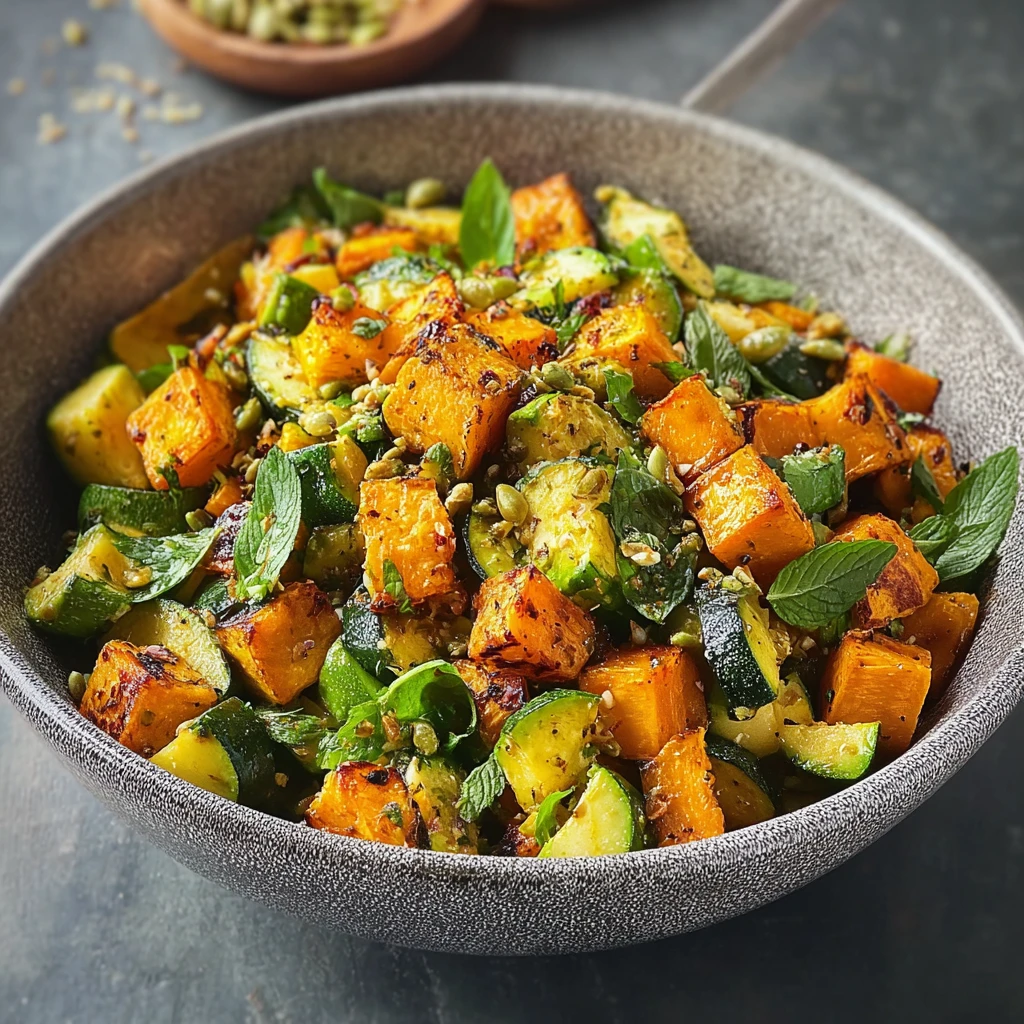 Zucchini Sweet Potato Salad