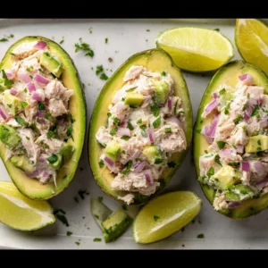 Avocado Tuna Salad Boats