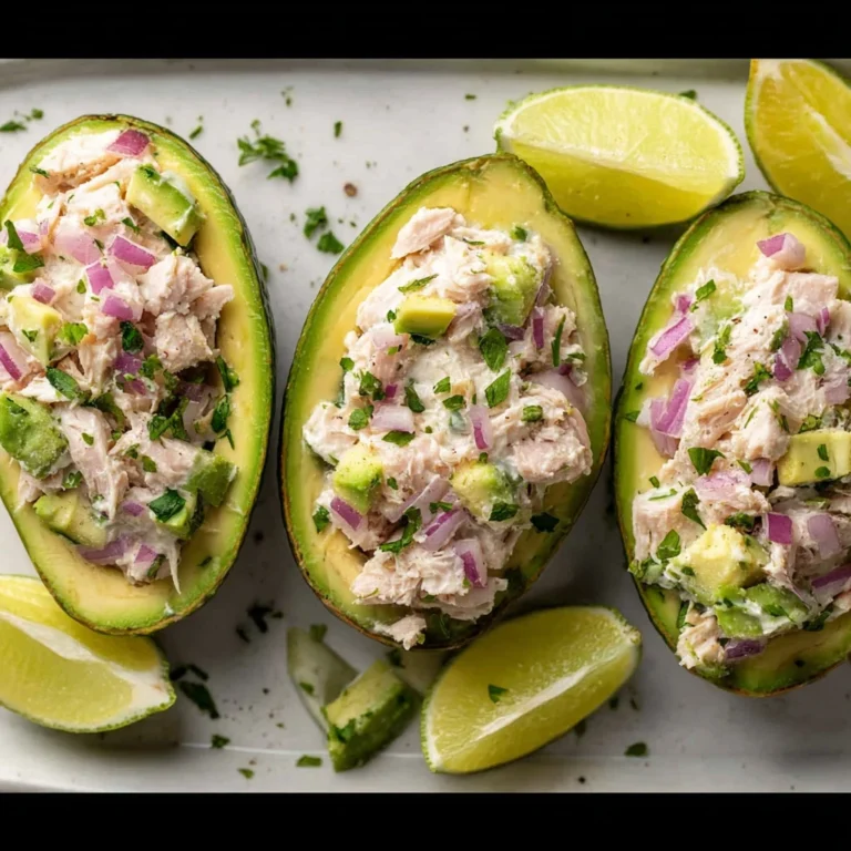 Avocado Tuna Salad Boats