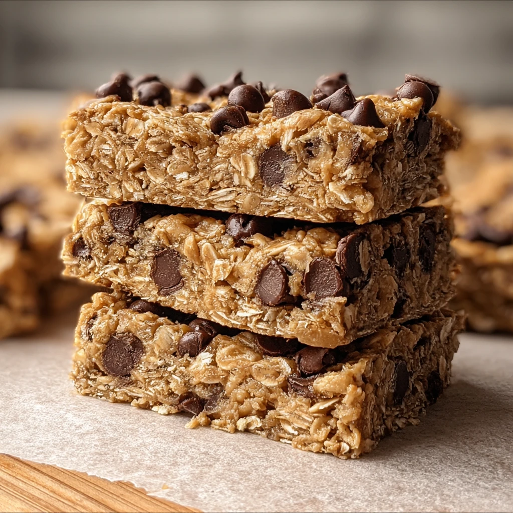 Banana Oat Chocolate Chip Breakfast Bars Amazing Steps