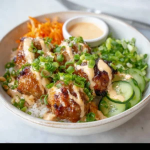 Bang Bang Chicken Rice Bowl