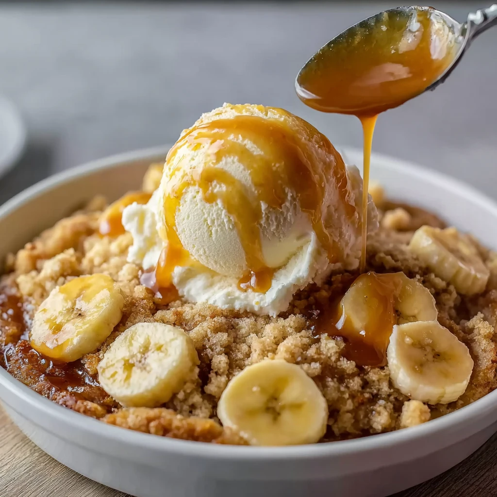 Best Bananas Foster Cobbler Recipe Easy Gooey Bananas Foster Dessert Warm Sweet Cobbler Ideas Homemade Bananas Foster Cobb...