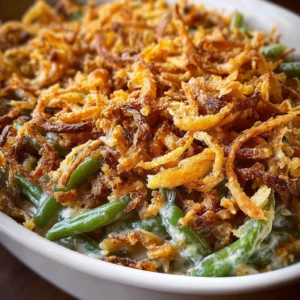 Homemade Southern Green Bean Casserole