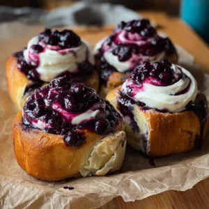 Blueberry Milk Bread Sweet Rolls | Soft & Bakery-Style