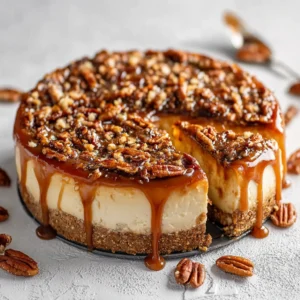 Bourbon Pecan Pie Cheesecake Recipe (Rich & Easy)