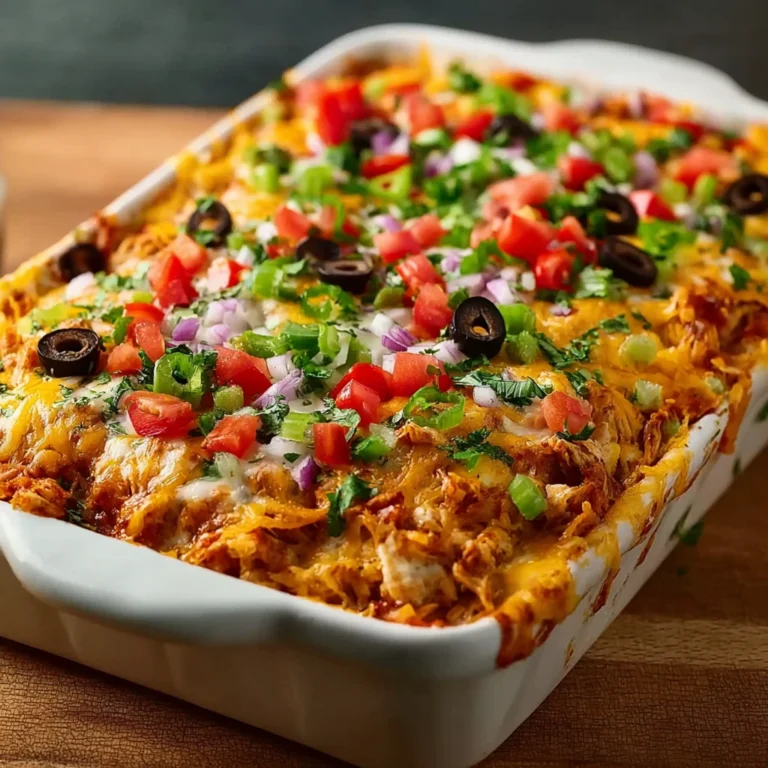 Chicken Burrito Casserole