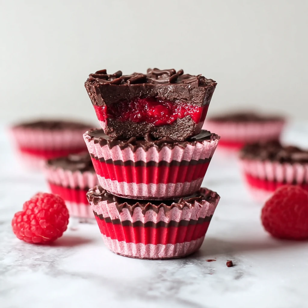 Chocolate Raspberry Chia Cups Irresistible Nobake Treats