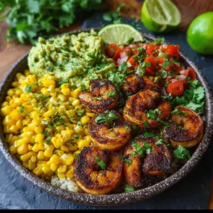 Cilantro Lime Shrimp Bowl
